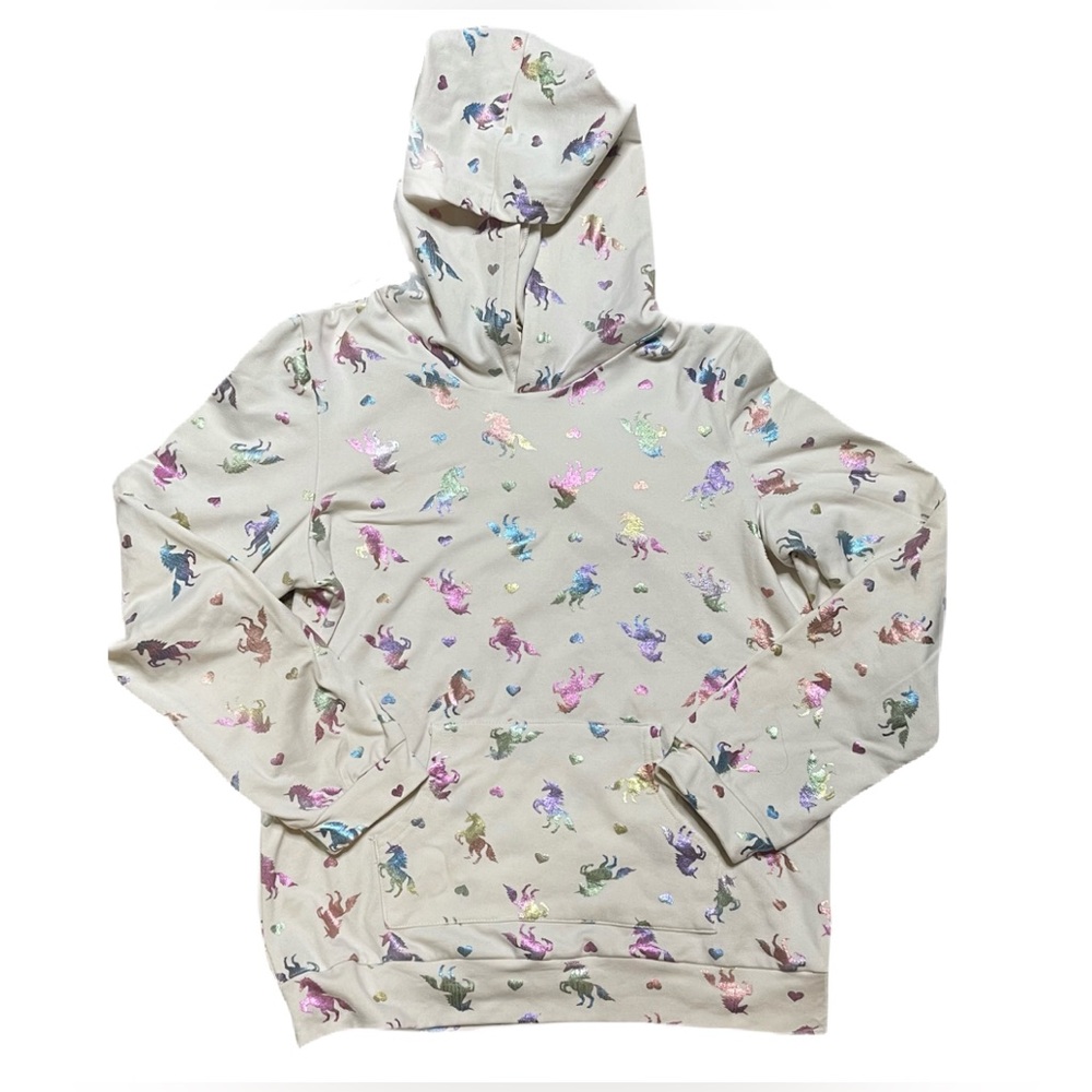 Emma & Elsa  Girls Unicorn Hoodie size 16(XL)